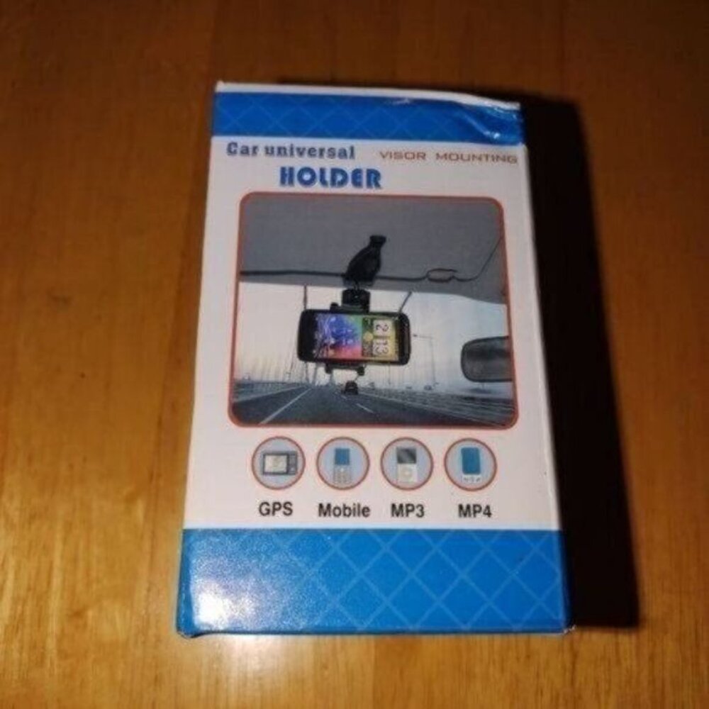 CAR UNIVERSAL HOLDER- VISOR MOUNTING-NEW